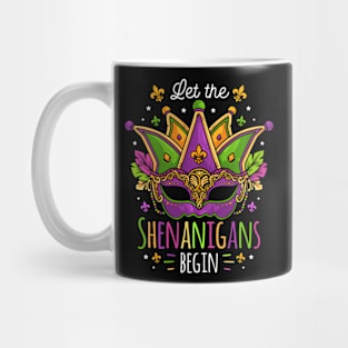 Mardi Gras Costume Let The Shenanigans Begin Mask Mug